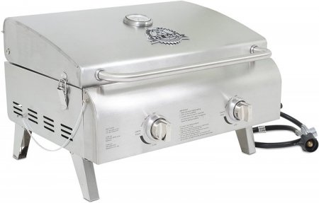 Pit Boss Stainless Steel Two-Burner Portable Grill