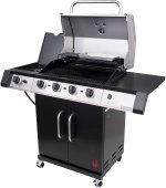 Char-Broil Performance TRU-Infrared 4-Burner Cabinet-Style Liquid Propane Gas Grill, Stainless/Black