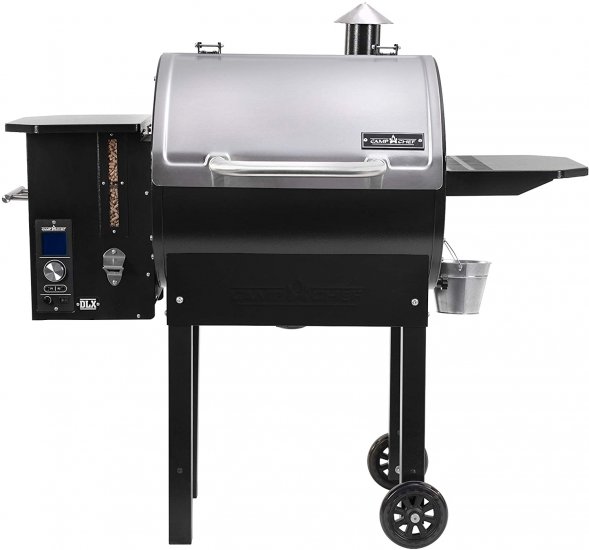 Camp Chef SmokePro DLX Pellet Grill w/New PID Gen 2 Digital Controller - Stainless Steel