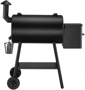 Z GRILLS Wood Pellet Grill Holiday 8-in-1 BBQ Smoker with PID Controller for Outdoor Cooking 553 SQIN Barbecue Area 10LB Hopper