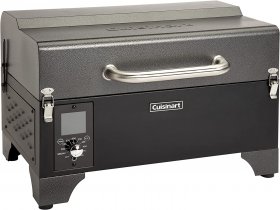 Cuisinart CPG-256 Portable Wood Pellet Grill and Smoker, Steel/Black