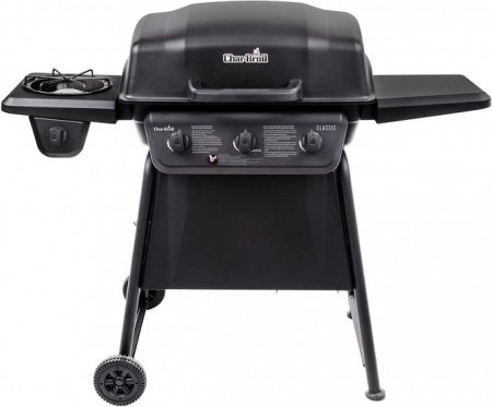 Char-Broil Classic 360 3-Burner Liquid Propane Gas Grill with Side Burner