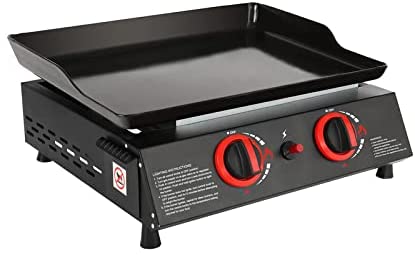 Propane Grills- 2 Burner Portable Griddle